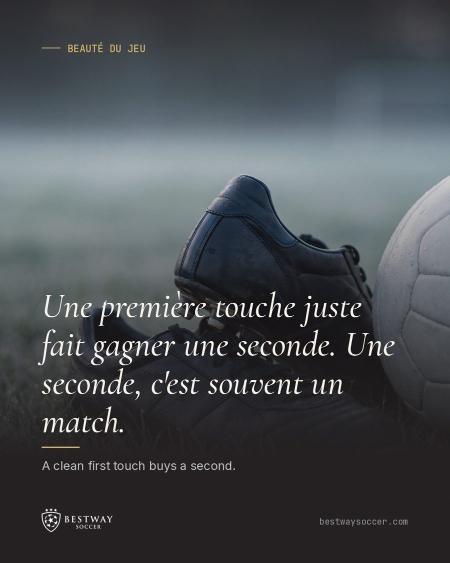 Une première touche juste fait gagner une seconde.