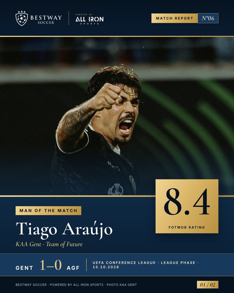Homme du match pour Tiago Araújo.
