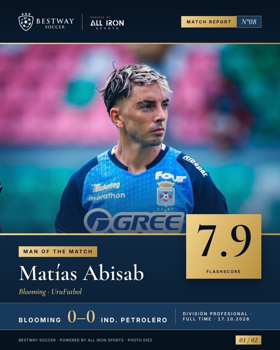 Homme du match pour Matías Abisab.