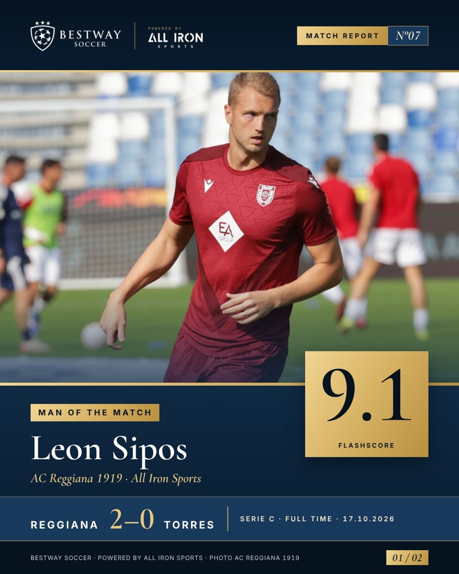 Un but et une passe décisive pour Leon Sipos.